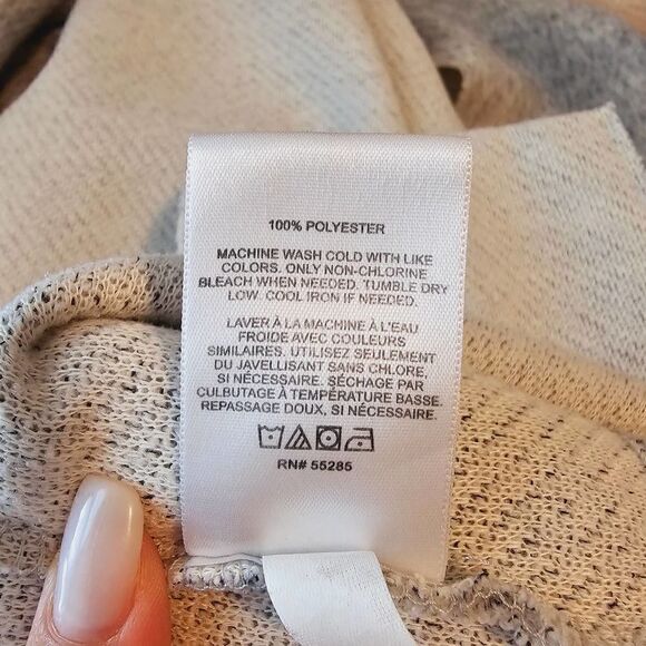 Express Comfy Long Open Jacket Coat Gray Small Petite- Great Condition - Picture 9 of 10